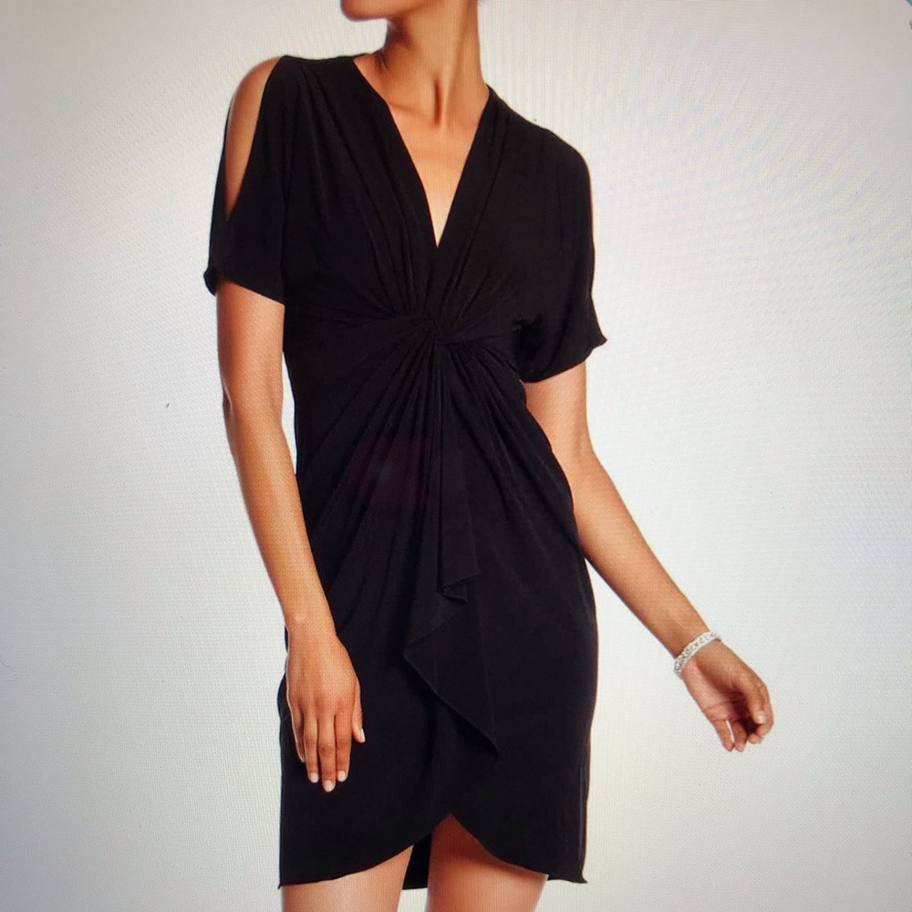 Catherine Malandrino cut out sleeve dress